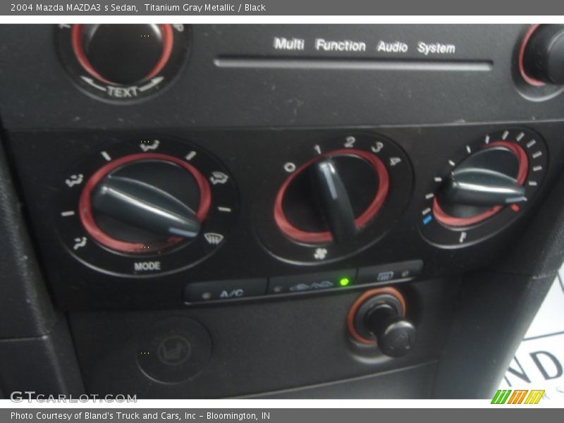 Titanium Gray Metallic / Black 2004 Mazda MAZDA3 s Sedan