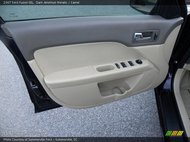 Dark Amethyst Metallic / Camel 2007 Ford Fusion SEL