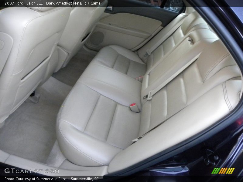 Dark Amethyst Metallic / Camel 2007 Ford Fusion SEL