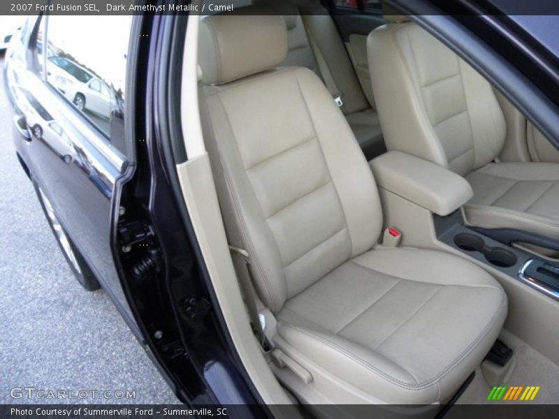 Dark Amethyst Metallic / Camel 2007 Ford Fusion SEL