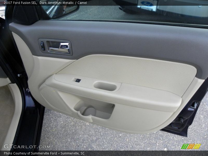 Dark Amethyst Metallic / Camel 2007 Ford Fusion SEL