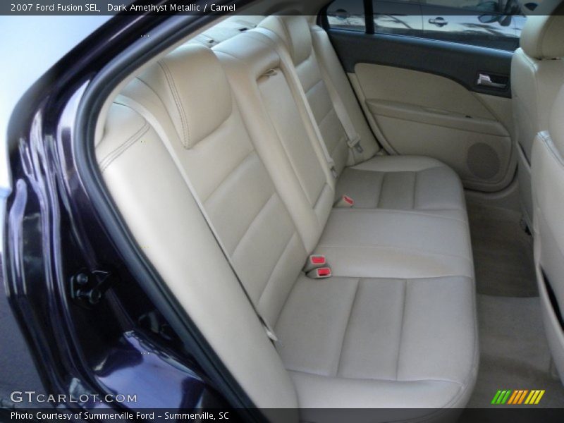 Dark Amethyst Metallic / Camel 2007 Ford Fusion SEL