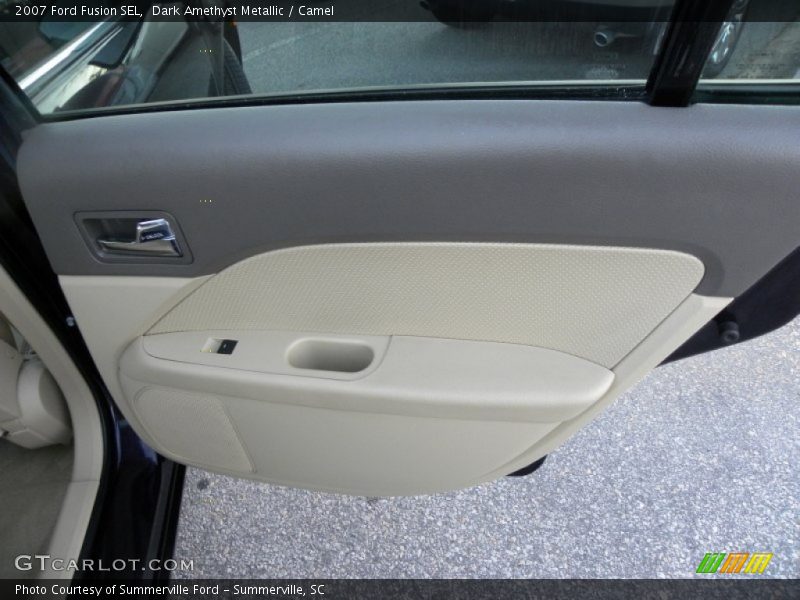 Dark Amethyst Metallic / Camel 2007 Ford Fusion SEL