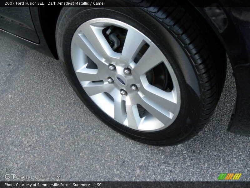 Dark Amethyst Metallic / Camel 2007 Ford Fusion SEL