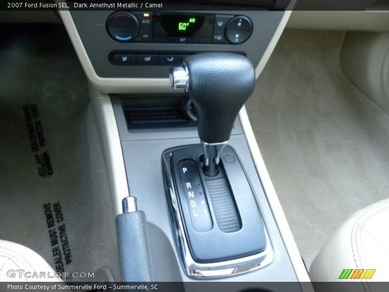 Dark Amethyst Metallic / Camel 2007 Ford Fusion SEL