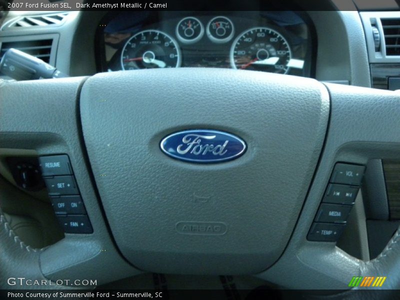 Dark Amethyst Metallic / Camel 2007 Ford Fusion SEL