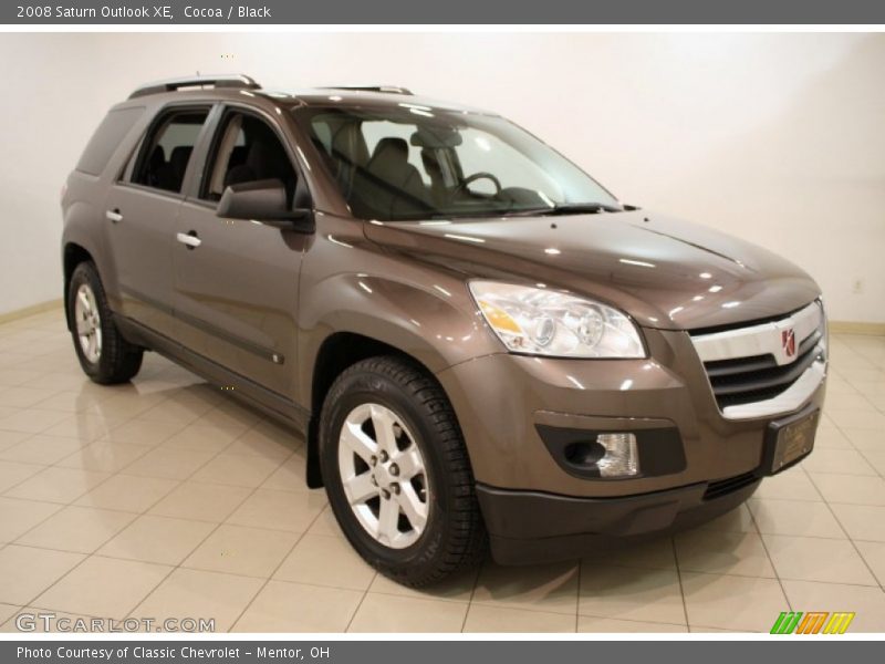 Cocoa / Black 2008 Saturn Outlook XE