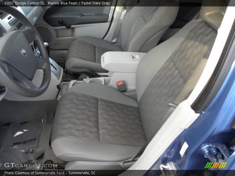 Marine Blue Pearl / Pastel Slate Gray 2007 Dodge Caliber SE