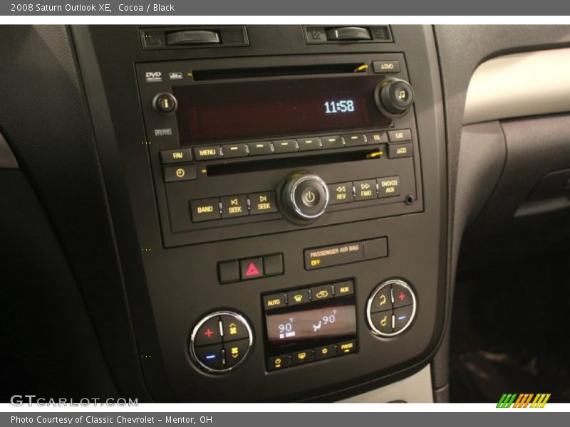 Cocoa / Black 2008 Saturn Outlook XE