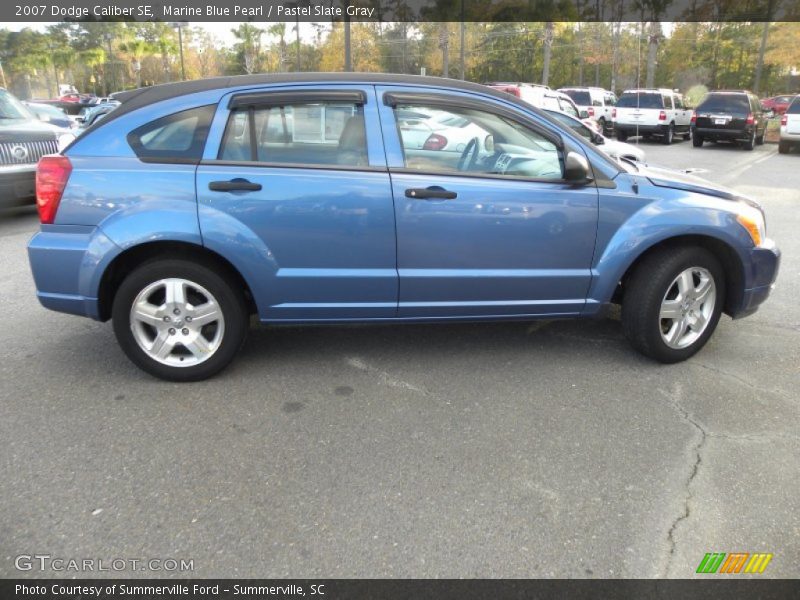 Marine Blue Pearl / Pastel Slate Gray 2007 Dodge Caliber SE