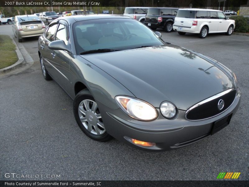 Stone Gray Metallic / Gray 2007 Buick LaCrosse CX