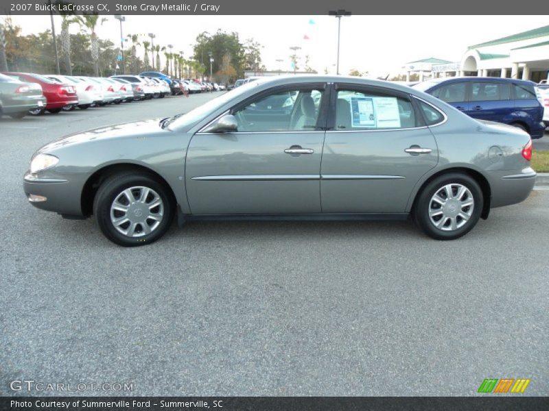 Stone Gray Metallic / Gray 2007 Buick LaCrosse CX