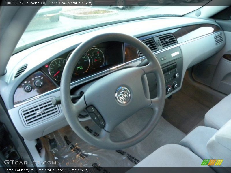 Stone Gray Metallic / Gray 2007 Buick LaCrosse CX
