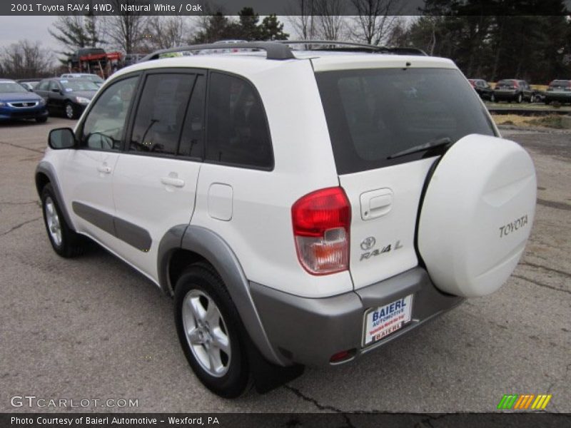 Natural White / Oak 2001 Toyota RAV4 4WD