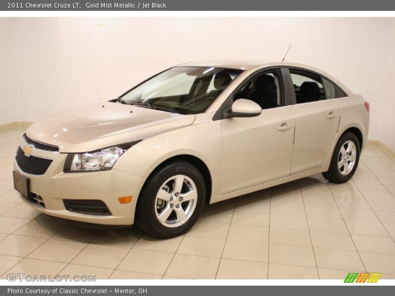 Gold Mist Metallic / Jet Black 2011 Chevrolet Cruze LT