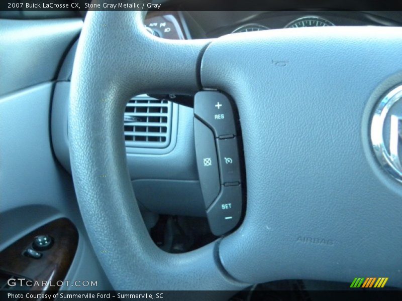 Stone Gray Metallic / Gray 2007 Buick LaCrosse CX