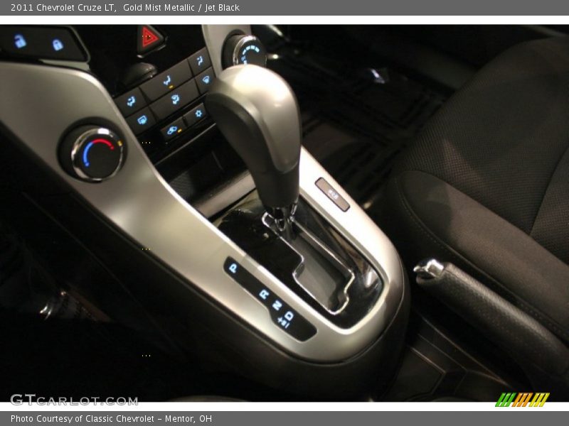 Gold Mist Metallic / Jet Black 2011 Chevrolet Cruze LT