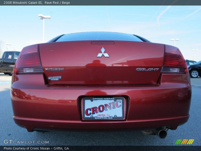 Rave Red / Beige 2008 Mitsubishi Galant ES