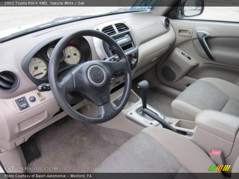Natural White / Oak 2001 Toyota RAV4 4WD
