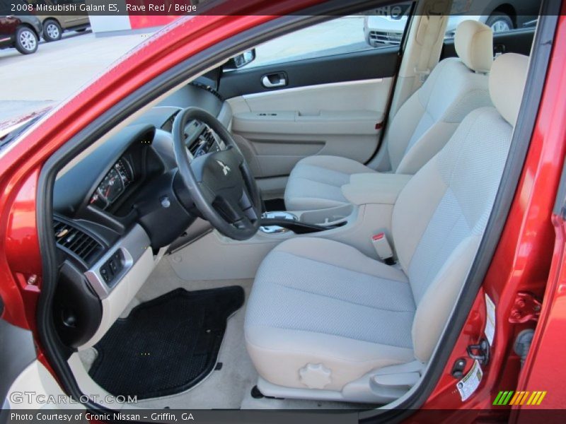 Rave Red / Beige 2008 Mitsubishi Galant ES