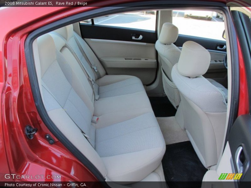 Rave Red / Beige 2008 Mitsubishi Galant ES