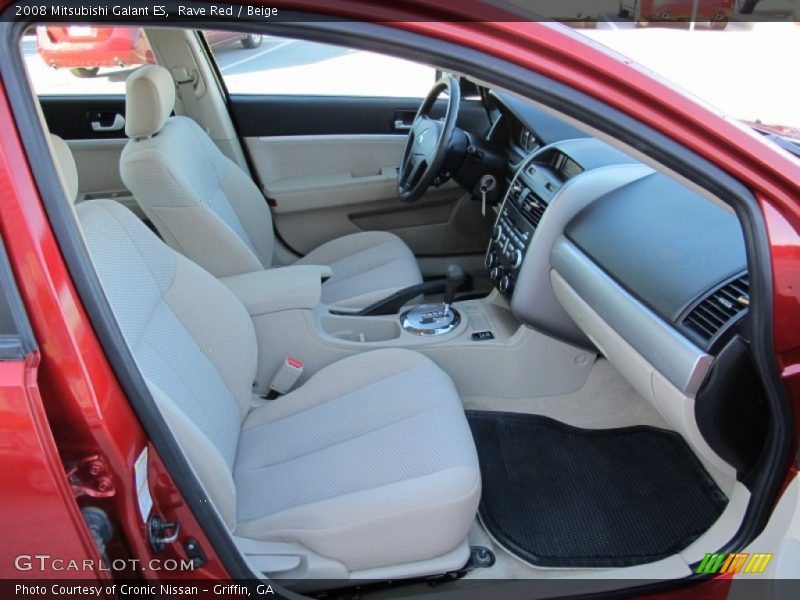 Rave Red / Beige 2008 Mitsubishi Galant ES