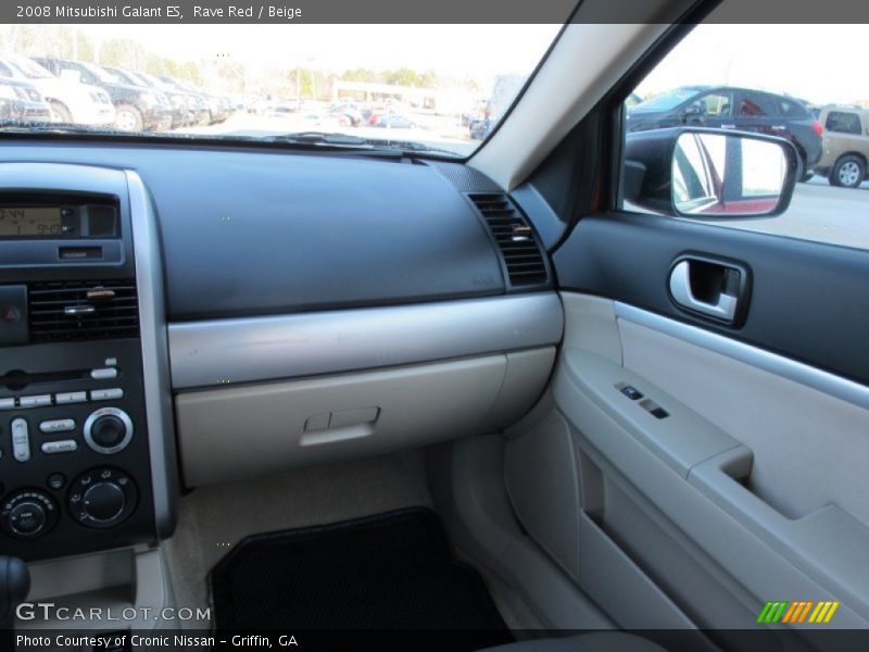 Rave Red / Beige 2008 Mitsubishi Galant ES