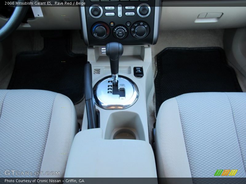 Rave Red / Beige 2008 Mitsubishi Galant ES