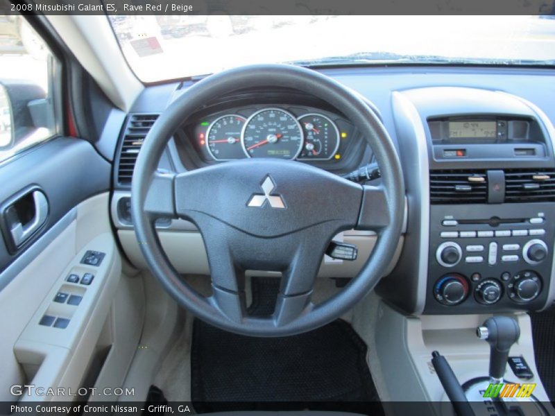 Rave Red / Beige 2008 Mitsubishi Galant ES