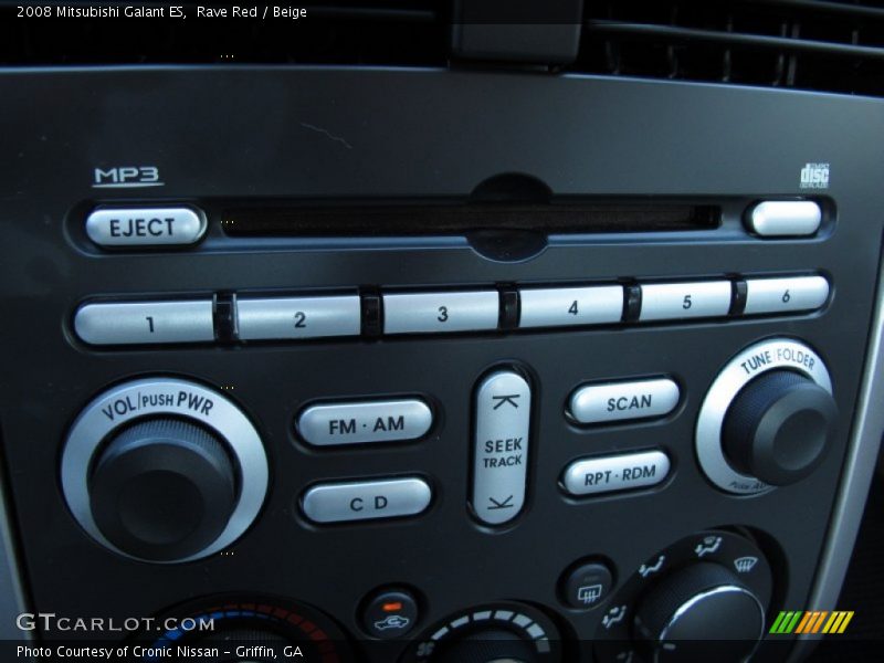 Rave Red / Beige 2008 Mitsubishi Galant ES