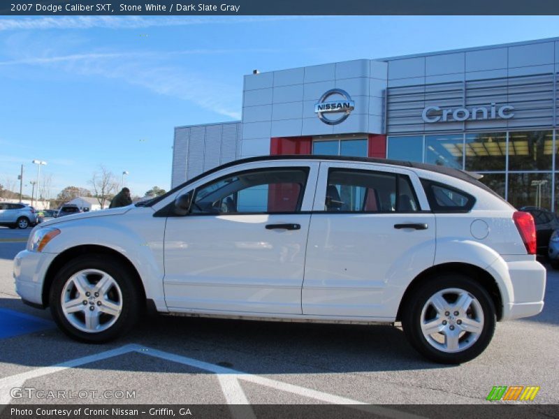 Stone White / Dark Slate Gray 2007 Dodge Caliber SXT