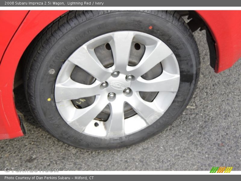 Lightning Red / Ivory 2008 Subaru Impreza 2.5i Wagon