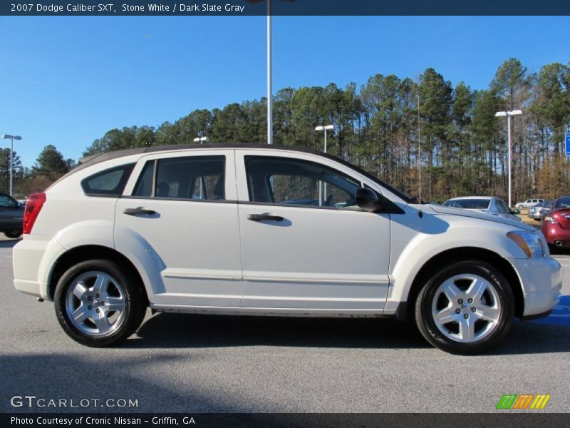 Stone White / Dark Slate Gray 2007 Dodge Caliber SXT