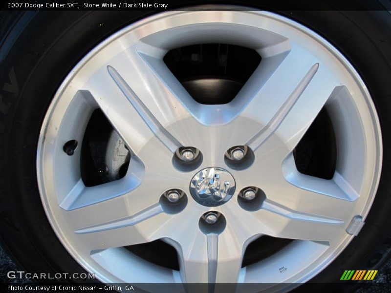 Stone White / Dark Slate Gray 2007 Dodge Caliber SXT