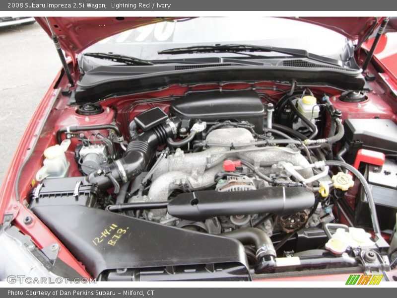 Lightning Red / Ivory 2008 Subaru Impreza 2.5i Wagon