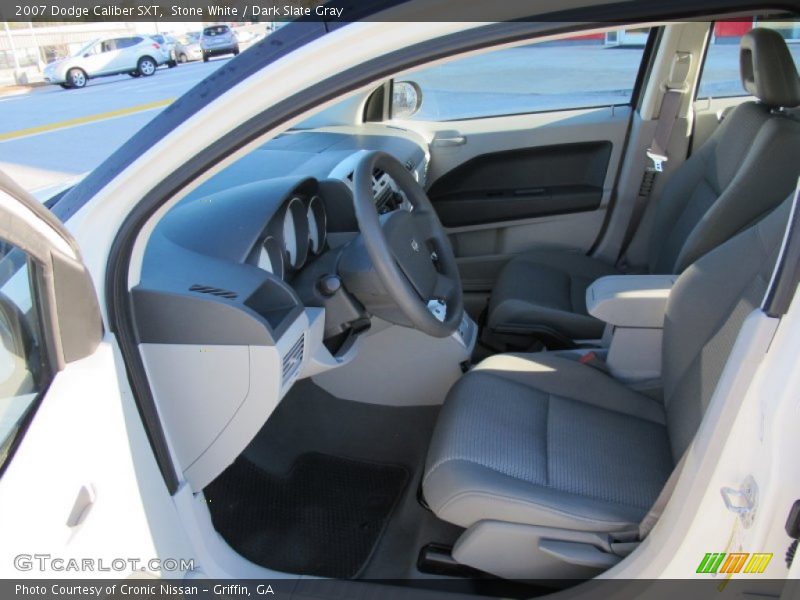 Stone White / Dark Slate Gray 2007 Dodge Caliber SXT