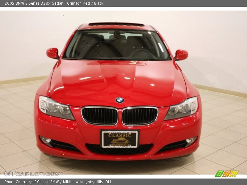 Crimson Red / Black 2009 BMW 3 Series 328xi Sedan