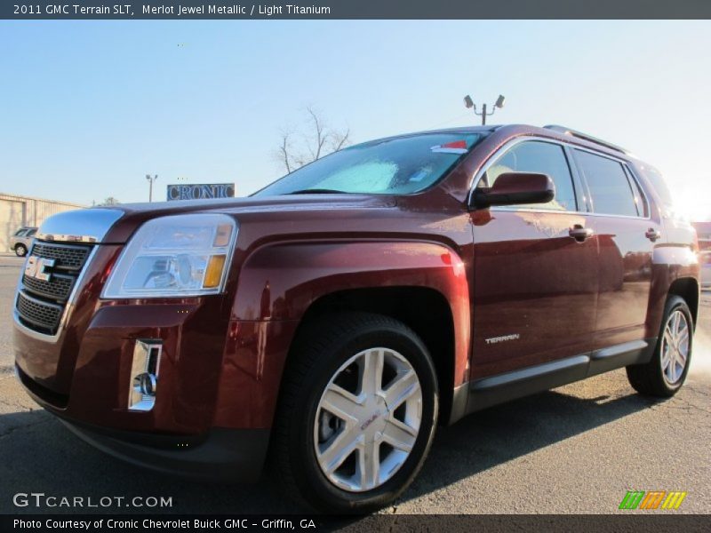 Merlot Jewel Metallic / Light Titanium 2011 GMC Terrain SLT