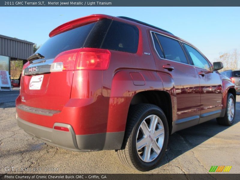 Merlot Jewel Metallic / Light Titanium 2011 GMC Terrain SLT