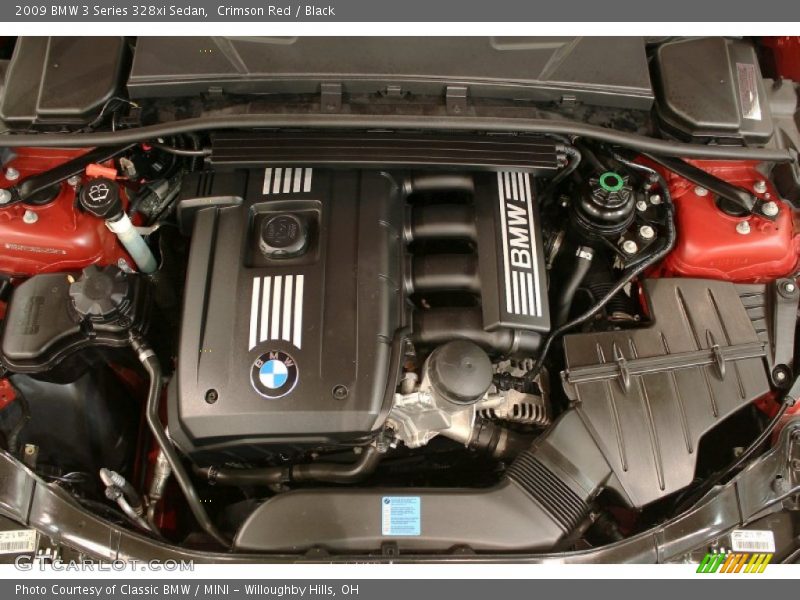 Crimson Red / Black 2009 BMW 3 Series 328xi Sedan