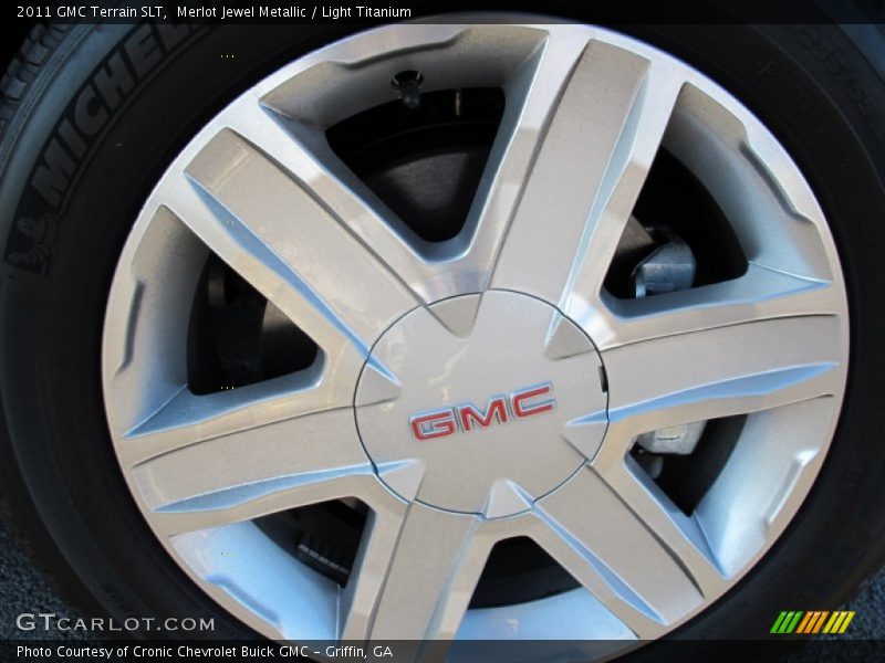 Merlot Jewel Metallic / Light Titanium 2011 GMC Terrain SLT