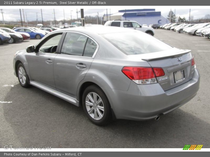 Steel Silver Metallic / Off-Black 2011 Subaru Legacy 2.5i Premium