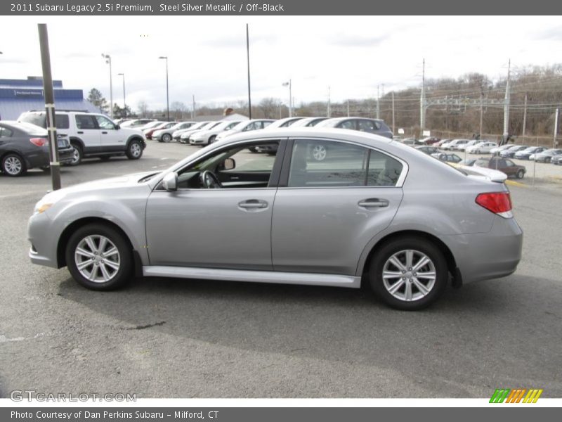 Steel Silver Metallic / Off-Black 2011 Subaru Legacy 2.5i Premium