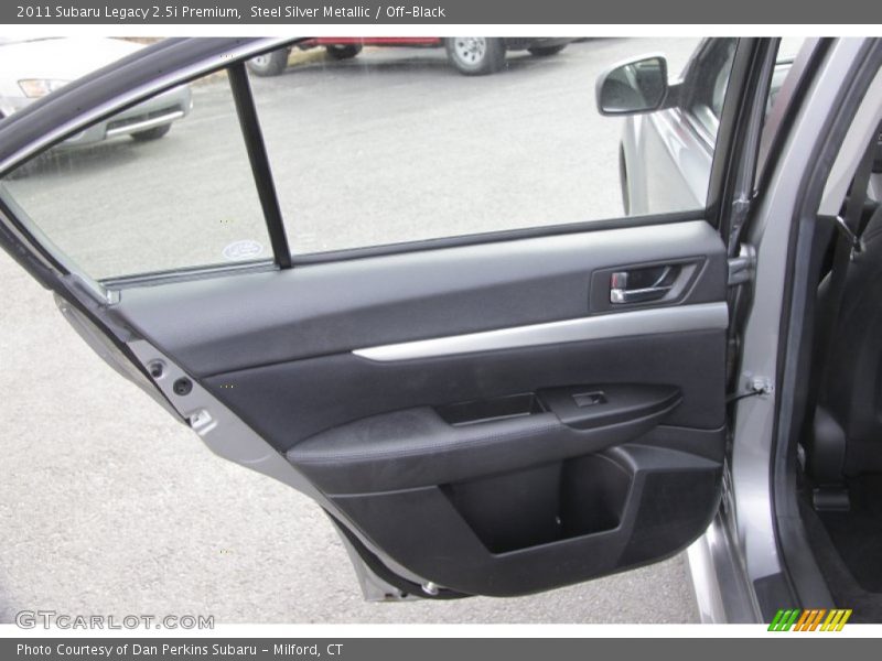 Steel Silver Metallic / Off-Black 2011 Subaru Legacy 2.5i Premium