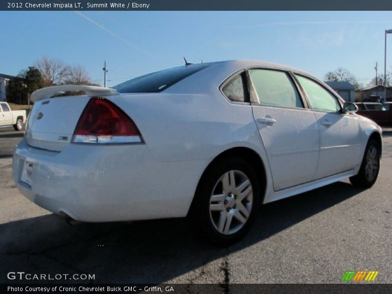 Summit White / Ebony 2012 Chevrolet Impala LT