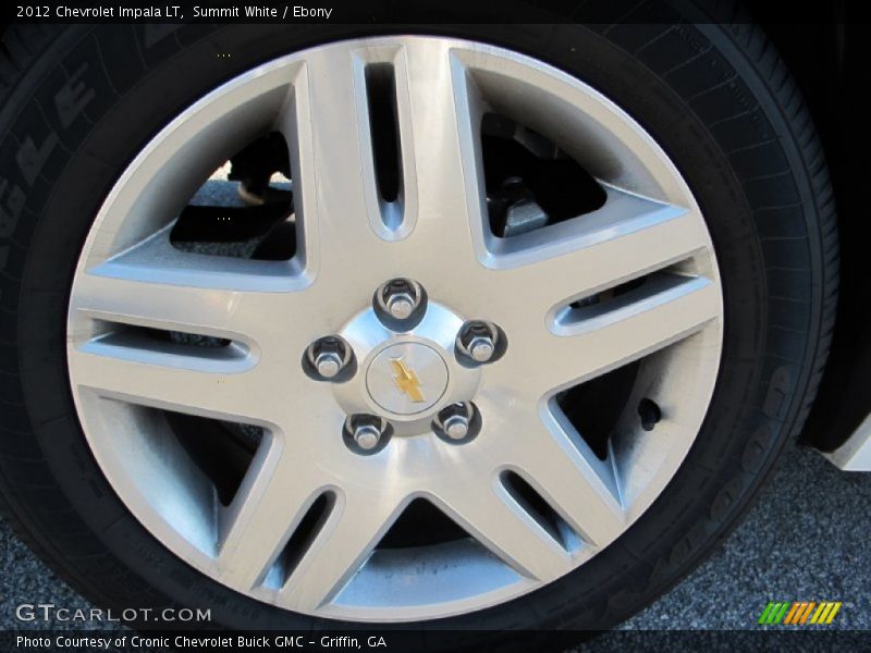 Summit White / Ebony 2012 Chevrolet Impala LT