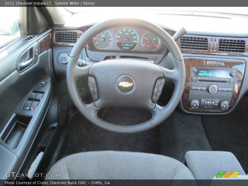 Summit White / Ebony 2012 Chevrolet Impala LT