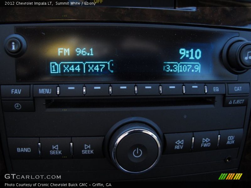 Summit White / Ebony 2012 Chevrolet Impala LT