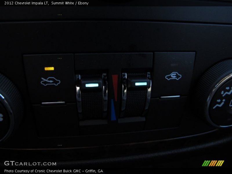 Summit White / Ebony 2012 Chevrolet Impala LT