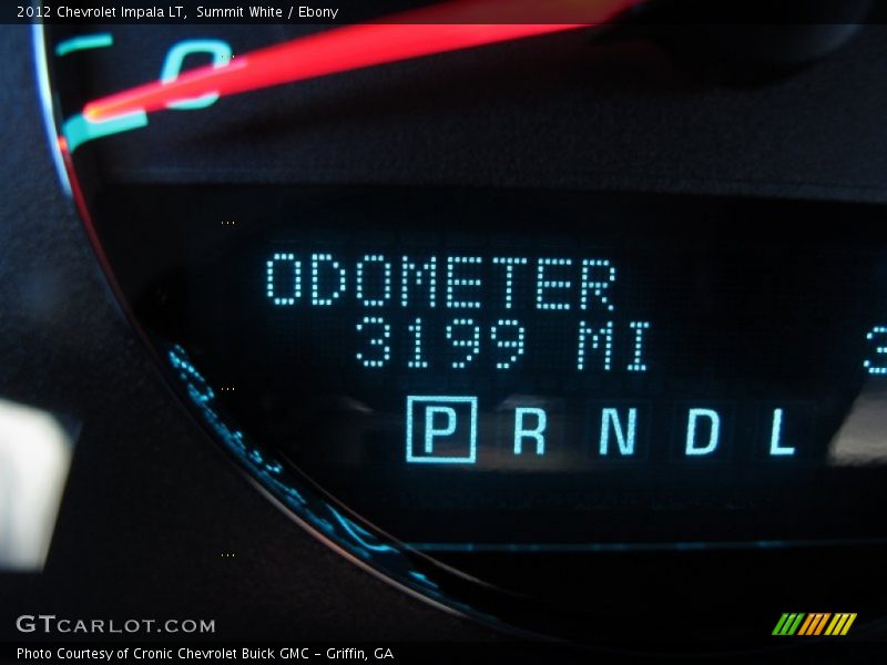 Summit White / Ebony 2012 Chevrolet Impala LT